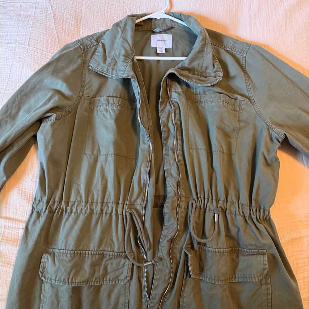 Old Navy Utility Jacket in Sage Green